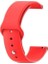 Huawei Watch Gt Classic 46MM Uyumlu Kordon Mat Jel Silikon Saat Kordonu 22/qq--Kırmızı 1