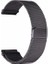 Samsung Galaxy Gear S3 46MM Uyumlu Kordon Metal Hasır Örgü Saat Kordonu 22/lm8--Siyah 1