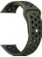 Apsuwa Samsung Galaxy Gear S3 46MM Uyumlu Kordon Delikli Çift Renk Saat Kordonu 22K02--YEŞIL-SIYAH 1
