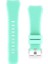 Realme Watch S Uyumlu Kordon Çizgili Soft Silikon Saat Kordonu 22/lm2--Turkuaz 1