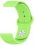 Samsung Galaxy Gear S3 46MM Uyumlu Kordon Lüx Silikon Saat Kordonu 22/K11--YEŞIL 1