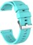 Samsung Galaxy Gear S3 46MM Uyumlu Kordon Gross Silikon Saat Kordonu 22/K26--TURKUAZ 1