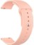 Realme Watch Uyumlu Kordon Mat Jel Silikon Saat Kordonu 20/qq-Pembe 1