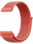 Samsung Galaxy Gear S3 46MM Uyumlu Kordon Velcro Kumaş Saat Kordonu 22/LM10--TURUNCU 1