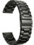 Samsung Galaxy Gear S3 46MM Uyumlu Kordon Metal Paslanmaz Çelik Saat Kordonu 22/K04--SIYAH 1
