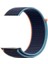Samsung Galaxy Gear S3 46MM Uyumlu Kordon Velcro Kumaş Saat Kordonu 22/LM10--MAVI 1