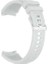 Samsung Gear 2 Uyumlu Kordon Çizgili Silikon Saat Kordonu 20/K18-BEYAZ 1