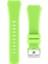 Xiaomi Mi Watch Uyumlu Kordon Çizgili Soft Silikon Saat Kordonu 22/lm2--Yeşil 1