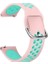 Zeblaze Thor 5 Pro Uyumlu Kordon Ring Sport Saat Kordonu 22/K10--PEMBE-TURKUAZ 1