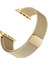 Apple Watch Nike 3 38MM Uyumlu Kordon Metal Hasır Örgü Saat Kordonu 38/K01--GOLD 1