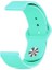 Amazfit Bip S Uyumlu Kordon Lüx Silikon Saat Kordonu Kayış 20/K11-TURKUAZ 1