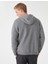 Fermuarlı Kapşonlu Sweatshirt 4
