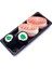 Sushi Nigiri Somon, Maki Salatalık Desenli Unisex Renkli Çorap 2 Çift 1