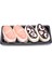 Sushi Nigiri Somon, Ahtapot Desenli Unisex Renkli Çorap 2 Çift 3
