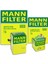 Audi A3 1.6 Tdı Mann-Filter Filtre Bakım Seti 2013-2019 3'lü 1