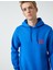 Yazılı Kapşonlu Sweatshirt Şardonlu 1