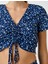 Çiçekli Crop Bluz 5