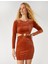 Pencere Detaylı Mini Elbise 2