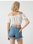 Koton Crop Bluz Omzu Açık 4