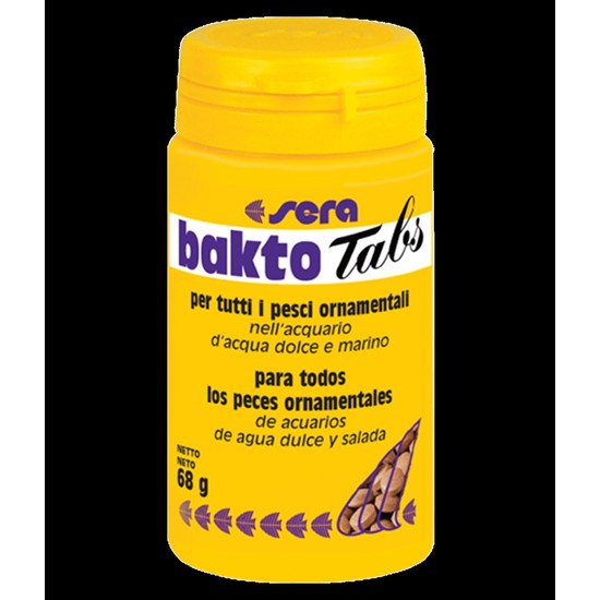 Sera Bakto Tabs 100 ml / 68 gr. Kutu Balık Yemi Fiyatı