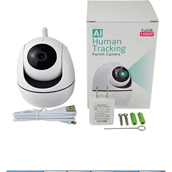 OEM Al Human Tracking Wifi 2mp Ip Full Hd Bebek Kamerası Harekete Duyarlı Takip Kamerası