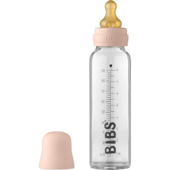 Bibs Baby Bottle Complete Set Biberon 225 ml - Blush