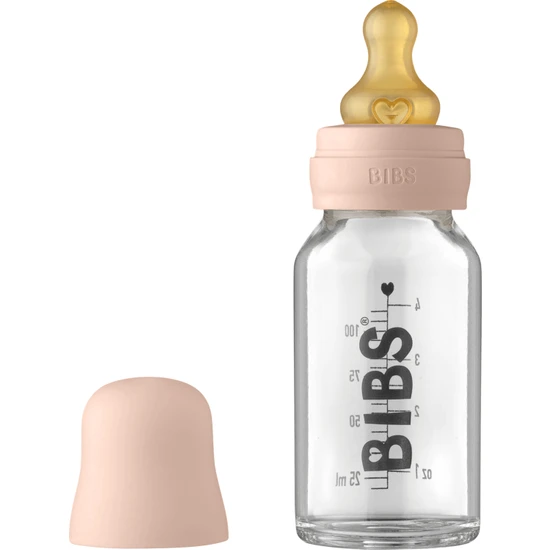 Bibs Baby Bottle Complete Set Biberon 110 ml - Blush