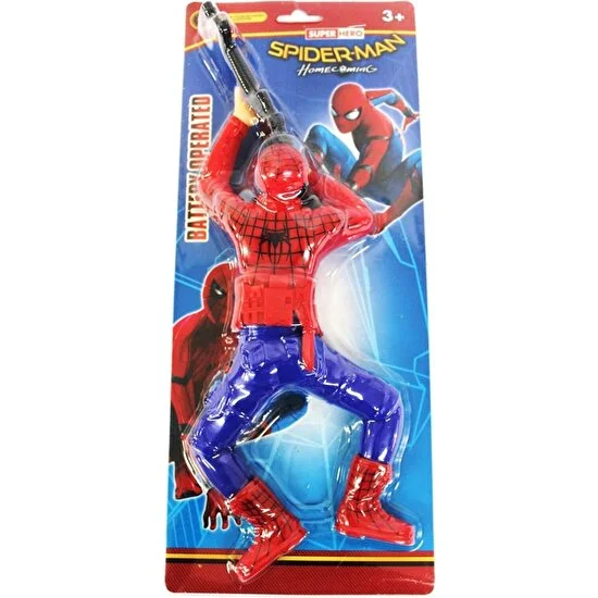 Spider-man Örümcek Adam Sesli Yerde Sürünen Asker Oyuncak Spiderman Yerde Giden - Tuka
