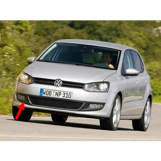 After Vw Volkswagen Polo 2010-2014 Ön Tampon Sağ Sis Farı Çerçevesi Kapağı 6R0853666D
