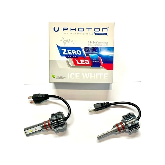 Photon Zero H11  +3 Plus Ice White Fansız LED Xenon