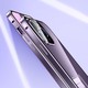 ZH Store iPhone 14 Pro Max için Manyetik HD Temperli Gl Telefon Kılıfı - Gümüş (Yurt Dışından)