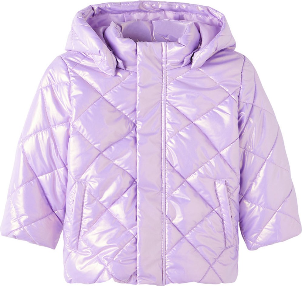 Name It Düz Mor Bebek Yelek Nmfmıra Foıl Jacket
