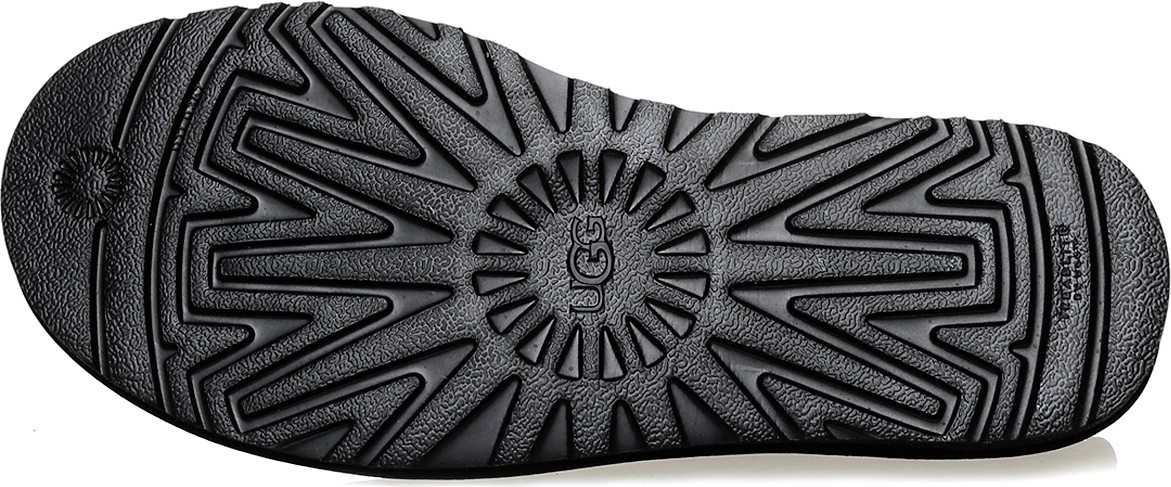UGG Süet Siyah Erkek Bot 1137391 Düz Tabanlı Su Geçirmez Kışlık Ayakkabı görsel 3