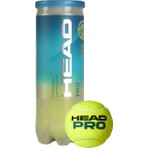 Head Pro 3'lü Kutu Tenis Topu Renkli Yapay Polimer Karışımı ile Uzun Ömürlü Performans