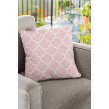 RugViva Tay Tüyü Dokuma Premium Kumaş Çift Taraflı Kırlent Fas Desen Yastık Kılıfı 43X43 Cm KRL149