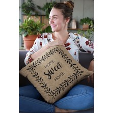 RugViva Premium Tay Tüyü Dokuma Kumaş Çift Taraflı Hasır Görünümlü Kırlent Yastık Kılıfı 43X43 Cm KRL184