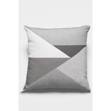 RugViva Geometrik Leke Tutmaz Premium Tay Tüyü Kumaş Çift Taraflı Kırlent Yastık Kılıfı 43X43 Cm KRL392