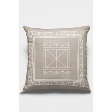 RugViva Tay Tüyü Dokuma Premium Kumaş Çift Taraflı Kırlent Yastık Kılıfı Bohem 43X43 Cm KRL430