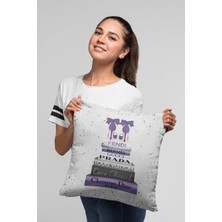 RugViva Modern Premium Tay Tüyü Dokuma Kumaş Çift Taraflı Moda Kırlent Yastık Kılıfı 43X43 Cm KRL883