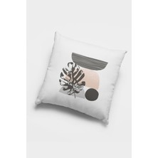RugViva Çift Taraflı 4'lü Kırlent Kılıfı 43X43 Cm Gizli Fermuar Premium Kumaş Dokuma Tay Tüyü 4KR008