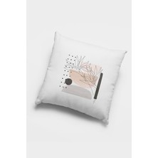RugViva Çift Taraflı 4'lü Kırlent Kılıfı 43X43 Cm Gizli Fermuar Premium Kumaş Dokuma Tay Tüyü 4KR008