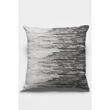 RugViva Deri Görünümlü Tay Tüyü Dokuma Premium Kumaş Çift Taraflı Kırlent Yastık Kılıfı 43X43 Cm KRL417