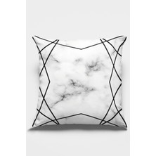 RugViva Çift Taraflı Kırlent Yastık Kılıfı Prizma Dokuma Premium Tay Tüyü Kumaş 43X43 Cm KRL421