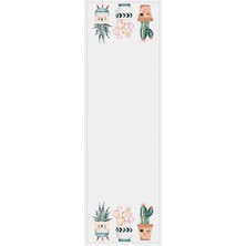RugViva Tay Tüyü Masa Örtüsü Ranır Elit Dokuma Leke Tutmaz Kumaş 40X140 Cm RNR034