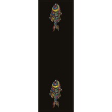 RugViva Tay Tüyü Masa Örtüsü Ranır Elit Dokuma Leke Tutmaz Kumaş 40X140 Cm RNR061