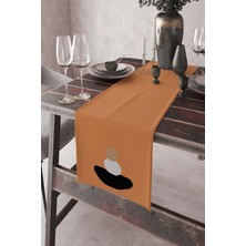 RugViva Masa Örtüsü Ranır Elit Tay Tüyü Dokuma Leke Tutmaz Kumaş 40X140 Cm RNR041