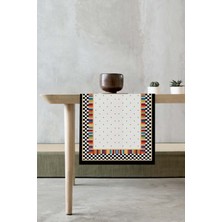 RugViva Tay Tüyü Elit Leke Tutmaz Dokuma Kumaş Masa Örtüsü Ranır 40X140 Cm RNR072