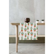 RugViva Elit Leke Tutmaz Tay Tüyü Dokuma Kumaş Masa Örtüsü Ranır 40X140 Cm RNR057