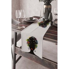 RugViva Tay Tüyü Elit Dokuma Leke Tutmaz Kumaş Masa Örtüsü Ranır 40X140 Cm RNR062