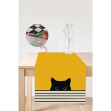 RugViva Elit Tay Tüyü Dokuma Leke Tutmaz Kumaş Masa Örtüsü Ranır 40X140 Cm RNR064